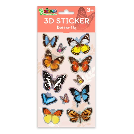 3D Stickers - Butterflies, Natural Creations collection