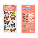 3D Stickers - Butterflies, Natural Creations collection