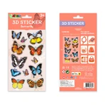 3D Stickers - Butterflies, Natural Creations collection