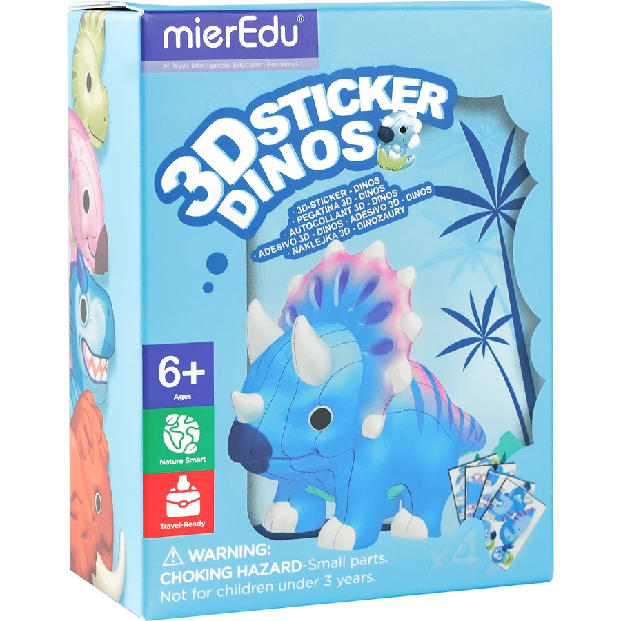 3D Stickers - Dinosaurussen