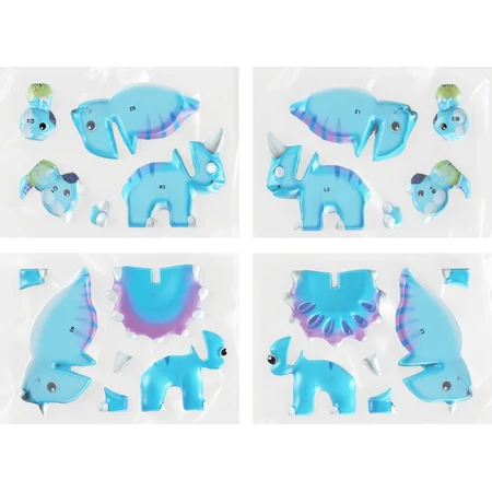 3D Stickers - Dinosaurussen