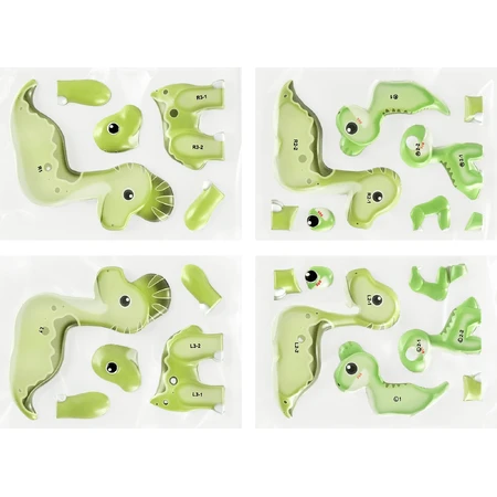 3D Stickers - Dinosaurussen