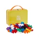 Juego de construcción Plus-Plus, 70 piezas grandes, portátil, en caja metálica, colores estándar