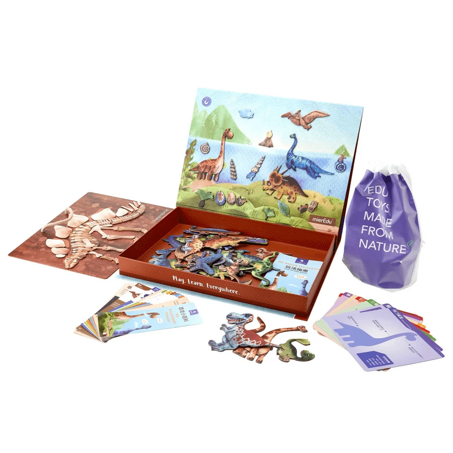Gioco educativo magnetico - Tutto sui dinosauri