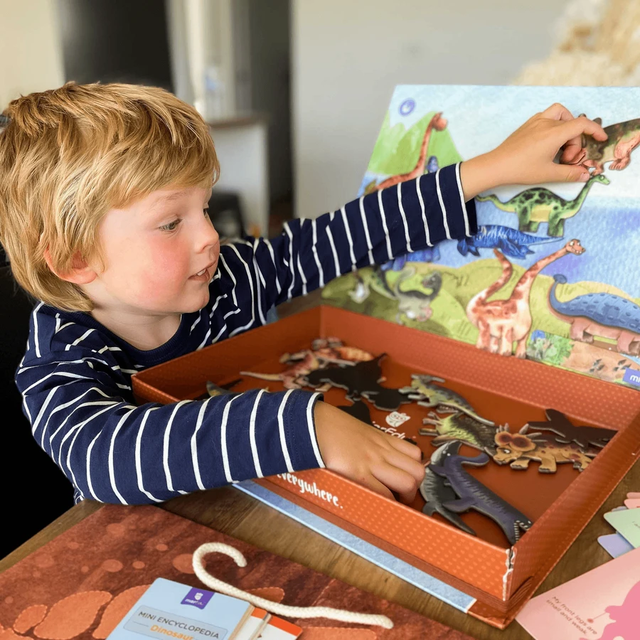 Gioco educativo magnetico - Tutto sui dinosauri