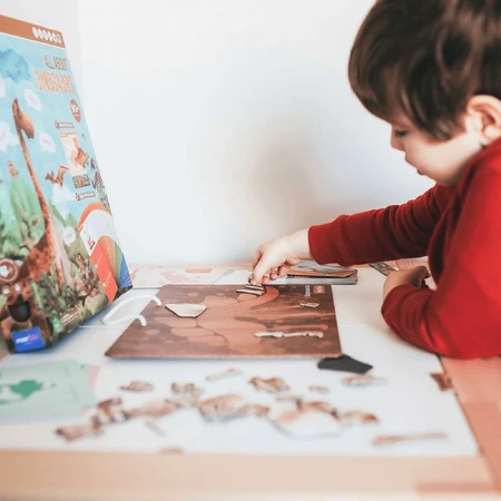 Gioco educativo magnetico - Tutto sui dinosauri