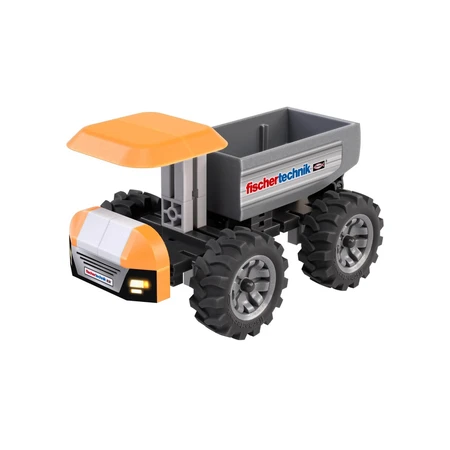 STEM Kit Baustellenfahrzeug zum Zusammenbauen und Bedienen, Fischertechnik