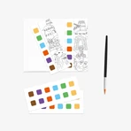 Livre de peinture portable - Voyagez dans le monde entier