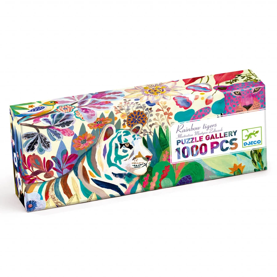 Puzzle di tigri arcobaleno Djeco