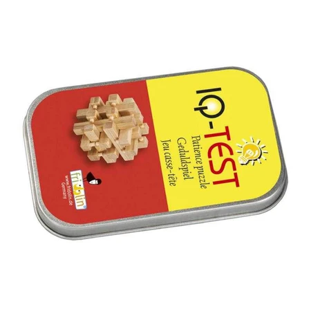 Logikspiel IQ aus Bambusholz in Metallbox-2