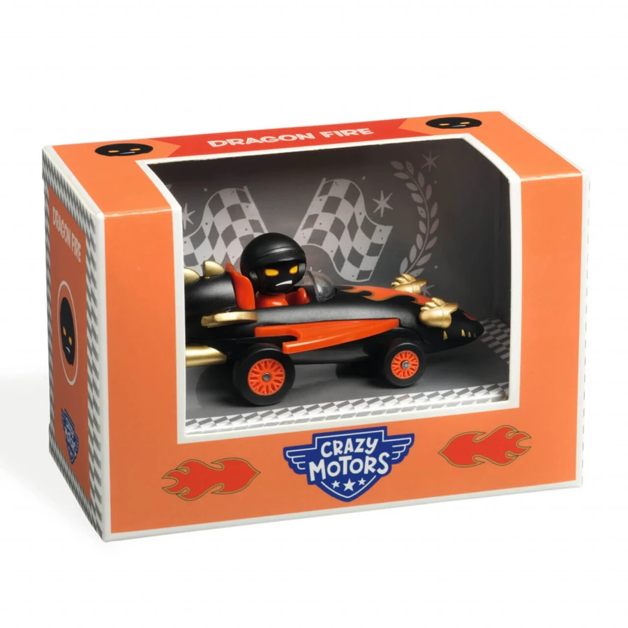 Crazy Motors Djeco Djeco Collection, Race Car, Dragon Fire