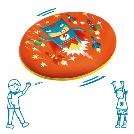 Disc frisbee Djeco, Héroe en vuelo