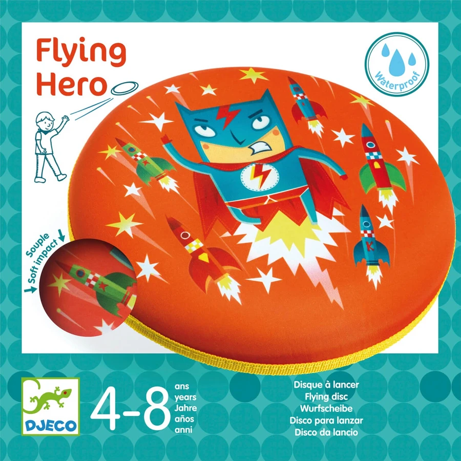 Disc frisbee Djeco, Héroe en vuelo