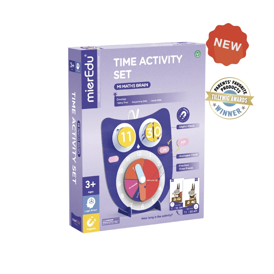 Juego de actividades educativas - Aprender el reloj