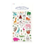 Stickiville Zoo Crew flauschige Aufkleber