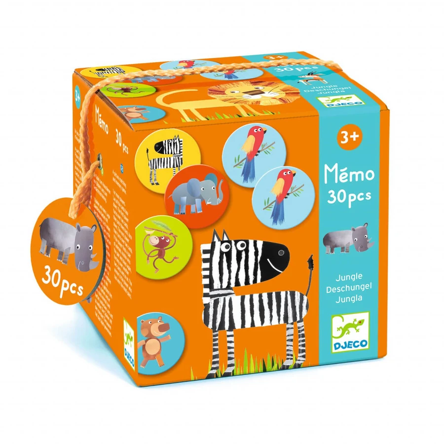 Djeco jungle dieren memory spel