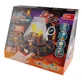 STEM Educational Set - AQUA DRAGONS® Habitat VULCAN with lava - aquarium with LED and red Aqua Dragons