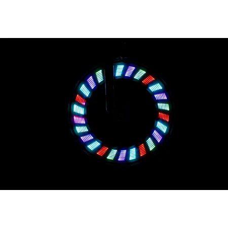 Luz LED con efectos animados para radios de bicicleta, ShapeBrightz