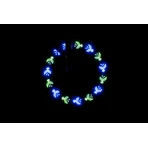 Luz LED con efectos animados para radios de bicicleta, ShapeBrightz