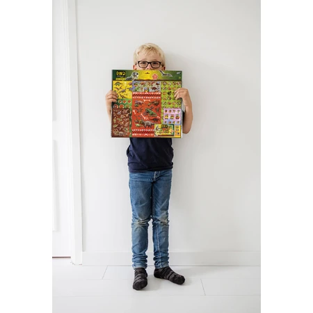 Super Set mit Dinosaurier-Aufklebern