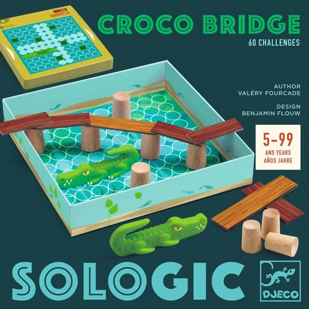 Gra logiczna Crocodile Bridge, Djeco: ceny i cechy