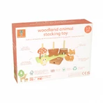 Wooden stacking toy with forest animals, Orange Tree Toys