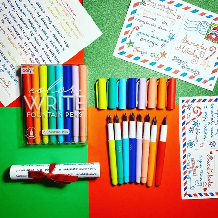 Set van 8 Color Write-pennen
