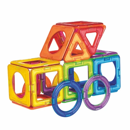 Juego de construcción magnético - Juego Magformers Basic Plus 30