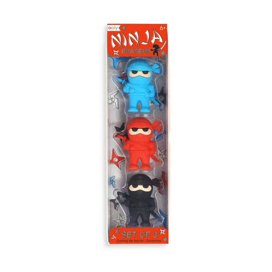 Gumki Ninja - zestaw 3 sztuk: ceny i cechy