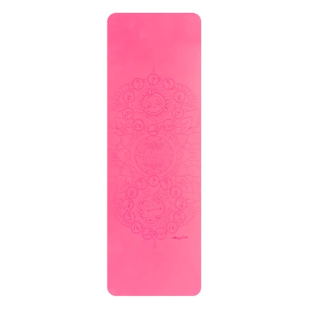 Yoga mat for adults, eco-friendly - Sun and Moon, pink