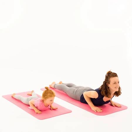 Yoga mat for adults, eco-friendly - Sun and Moon, pink