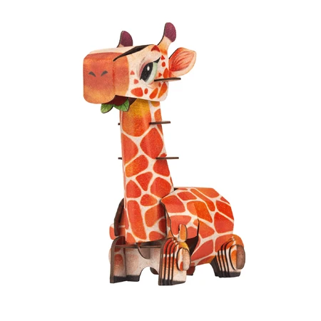 3D Puzzle mit Geräuschen - Giraffe, Build 'n' Sound