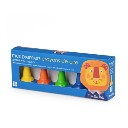 Set di 5 pastelli a cera, Moulin Roty