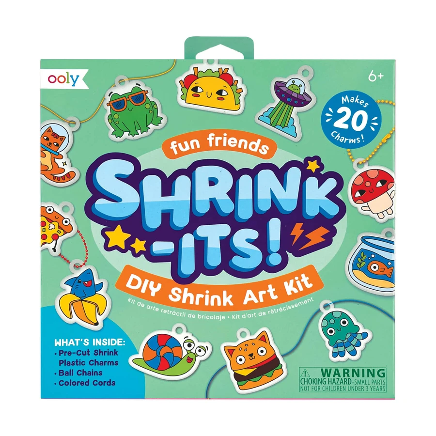 DYI-Kunstset - Shrink-Its! - Shrink-Its - Lustige Freunde