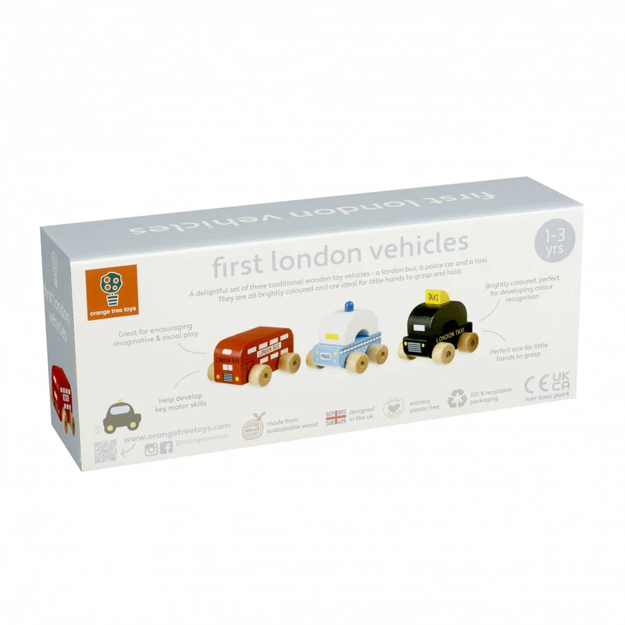Set Londoner Fahrzeuge, Orange Tree Toys