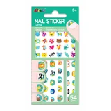 Glitter nagelstickers - Dieren