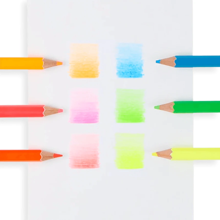 Kredki ołówkowe Neon Jumbo Jumbo Brights - zestaw 6 sztuk: ceny i cechy