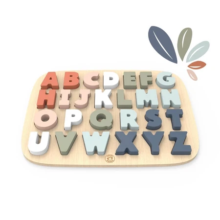 Wooden Alphabet Puzzle, Speedy Monkey