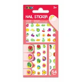 Glow in the dark nagelstickers - Fruit