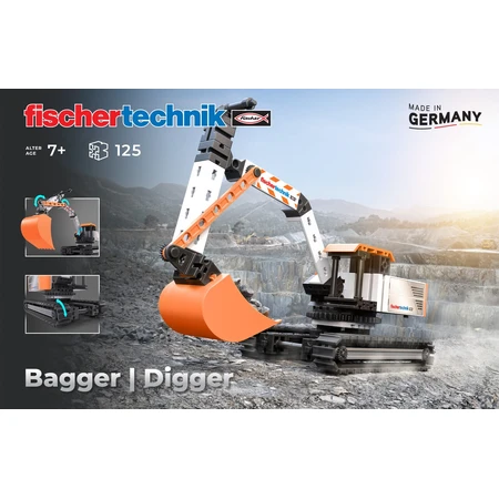 STEM Set Graafmachine om te monteren en te bedienen, Fischertechnik