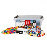 Plus-Plus Glow in the Dark educational building set, 3000 pieces for STEM activities and creative development