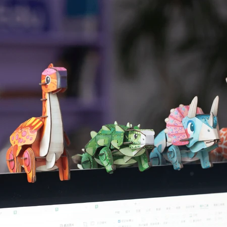 3D-geluidspuzzel - Brachiosaurus, Bouw 'n' Geluid