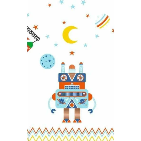 Kleurrijke paraplu Djeco Roboti