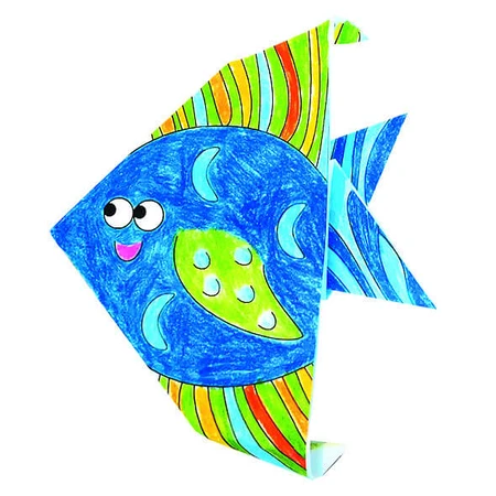 Origami Coloring Fishes, Fridolin