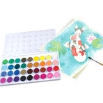 Acuarele lavabile Lil' Paint, 36 culori