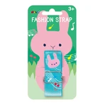Adjustable fashion accessory strap - Musical Bunnies