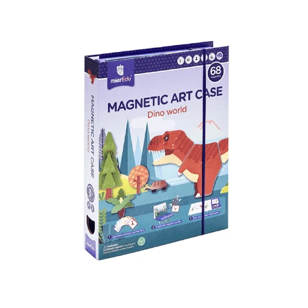 Jeu de puzzle magnétique - Le monde des dinosaures