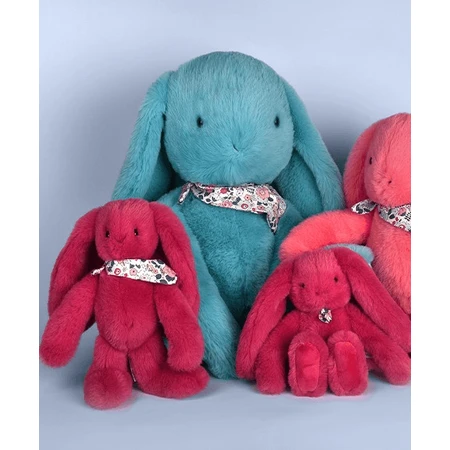 Królik Doudou® - pluszowa zabawka, 35 cm, turkusowy: ceny i cechy
