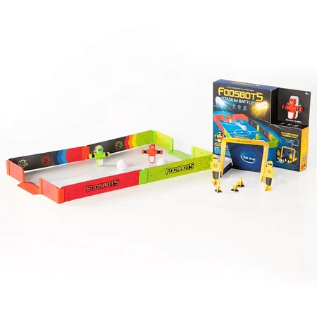 Foosbots - Wedstrijdset met stadion- en voetbalrobots