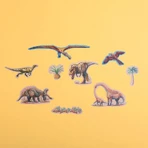 Set of repositionable stickers Dinosaurs, Londji